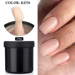MSHARE 250g Clear Acrylic Gel Hard Gel For Nail Extension Pink Nude White Acrygel Hema TPO Free Builder Nail Gel French Nail Art