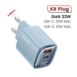 Toocki 33W GaN USB C Charger Digital Display Fast Charging Type C Charger for iPhone 15 14 13 12 Samsung Galaxy S23 S22 Xiaomi