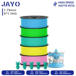 JAYO 5.5KG 3D PETG / High Speed Matte PETG / PLA Classic Printer Filament 1.75mm 3D Printer Filament Neatly Wound PETG for 3D