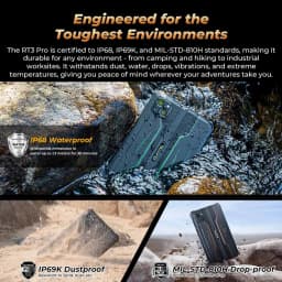 OUKITEL RT3 Pro Rugged Tablet PC 4GB+128GB 8.0'' Android 14 MediaTek G81 Octa Core 5150mAh 33W Tablet PC