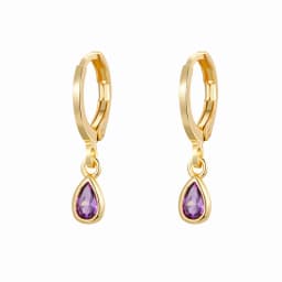 CRMYA Silver Gold Filled Dangle Earrings For Women CZ Zircon Long Water Drop Earring Men Jewelry Circle Ear Ring Wholesale