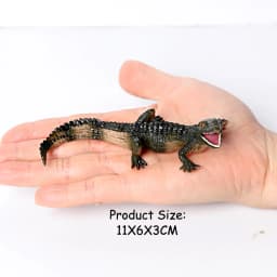 Realistic Plastic Alligator Sarcosuchus Boar Croc Crocodile Wild Animal Model Toy Figurines Party Favors Cake Toppers For Kids