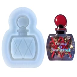 Perfume Bottle, Game Machine, Various Shape Silicone Shaker Molds Resin Casting Quicksand Mold Jewelry Pendant Making Mould
