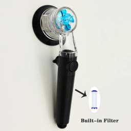 New Design Propeller Bathroom Shower Head High Pressure Water Saving With Adjustable Button Built-in Filter Handheld Shower Head