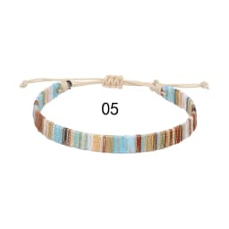 Woven Ethnic Nepal Bracelet Boho Women Men Fabric Thread Rope Hand Wrist Strap Weave Braid Wristband Luck Friendship Knot Bangle