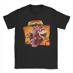 2026 Summer New Style Fun "Gorilla Khan" Video Game High-Quality Comfortable Men's Printed Round-neck T-Shirt