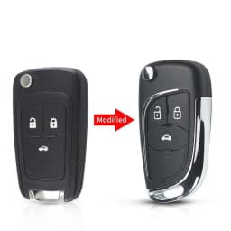 KEYYOU New 1pcs For Chevrolet Cruze for OPEL Insignia Astra Zafira Mokka Agila Corsa Meriva Signum Tigra Mando Modified Car Key