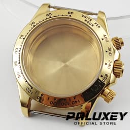 Daytona 40mm VK63 Sapphire Glass Watch Case Ceramic Bezel Men's Watch Accessories Suitable for VK63 VK63A VK64 Quartz Movement