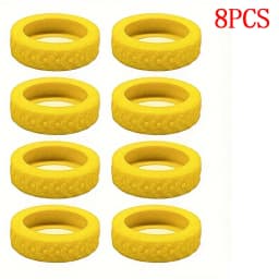 8PCS Luggage Wheels Protector Silicone Wheels Caster Shoes Travel Luggage Suitcase Reduce Noise Wheels Guard Cover Accessories
