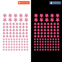 100pcs Luminous Wall Stickers Glow In The Dark Stars Sticker Decals for Kids Baby Rooms Colorful Fluorescent Stickers Home Decor