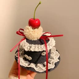 Cherry cake hat lace headband for women's birthday photo creative headband hair clip cute hair accessories