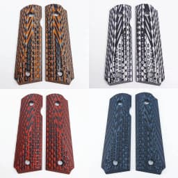 1 Pair G10 Composite Material 1911 Grips Handle Capsule Pattern Patches Shank Scales DIY Making Modify Repair Accessories