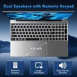 LENO NEW 15.6" Laptop Windows 11 Intel Core i7 8650U 32GB 2TB 1920*1080 HD Gaming Computer PC Gamer office Ultra Slim Notebook