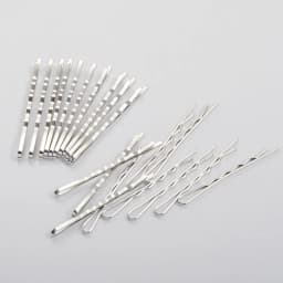 12pcs/set Women Silvery Solid Bobby Pin Hair Clip Casual Simple Fashion Hairstyle Hairpins Styling Girls Hair Accessories