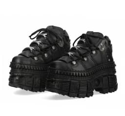 2025 Rock Locomotive Small Leather Goth Platform Retro Metal High-top Street Shooting Men and Women Same Single Shoes 10cm