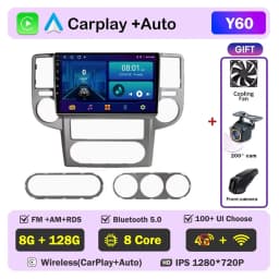 Car Radio Android For NISSAN X-TRAIL Xtrail 2003-2007 Carplay Auto Player Multimedia Video GPS Navigation Rear Camera Screen DVD