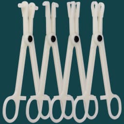 1/4/5pcs Disposable Sterile Acrylic Piercing Forceps Tool Piercing Clamps for Ear Nose Navel Lip Body Jewelry Piercing Supplies