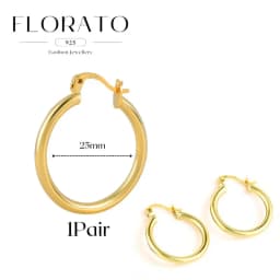 925 Sterling Silver Ear Buckle New Women Hoop Earrings Big Circle 57mm High Quality Jewelry For Fashion Ladies Birthday Gifts