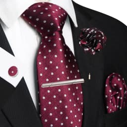Brown Yellow Plaid Ties For Men Luxury 8cm Silk Tie Pin Pocket Square Cufflinks Tie Clip Set Business Party Wedding Accessories