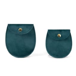 Snap Button Jewellery Pouch Fillet Velvet Bag Envelope Jewelry Bag Necklace Bracelet Storage Bag Gift Bags