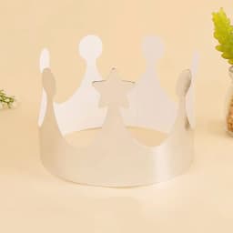 30/10Pcs Gold Silver Birthday Party Hats Paper Crown Kids Birthday Party Supplies Party Crown Hat Cap Celebration Wedding Decor