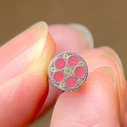 1piece 6mm Mosaic Pin for Knife Handle Decorative Rivets Colored Resin Filling Mosaics Rivets Nail Steel Tube Length 60mm