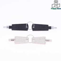 2Pcs Freezer Refrigerator Door Key Lock Pentagon Keys Part Accessories For Haier
