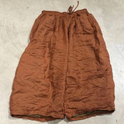 Women Wide Leg New 2025 Spring Summer Double Layer Ramie Pants Elastic Waist Ladies Retro Free Trousers High Quality Original