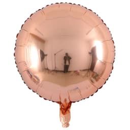 20/10/5Pcs Metallic Round Foil Balloons 18inch Rose Gold Silver Round Balloons Helium Air Globos for Birthday Wedding Xmas Decor