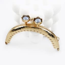 2/5Pcs 8.5cm Bead Head Embossed Metal Bag Handle Gold Coin Purse Frame Clourse Kiss Clasp Wallet Sewing Bracket Bags Accessories