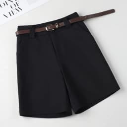 2025 New Summer Women Thin Solid Color Short Pants Female High Waist Wide-leg Shorts Ladies Fashion Loose Casual Shorts X598