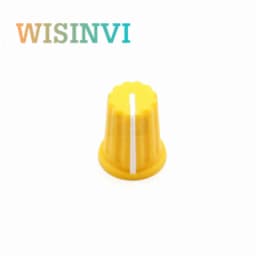 5PCS Color Rubber Half Shaft Knob Diameter 16 MM Height 19 MM Rubber Potentiometer Knob 180 Degree D-Shaped Inner Hole 6 MM