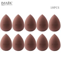 IMAGIC 10 Pcs Makeup Sponge Wet and dry Puff Professional Soft Makeup Puff Sponge Ultra-high quality bigger Combination Packages