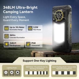 Global version Blackview ROCK 5 Rugged Smartphone Android 16 6.78'' 2.4K Display Camping Lantern 20000mAh 108MP NFC Mobile Phone