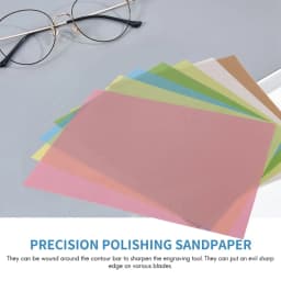Polishing Sandpaper 7Pcs/Set Lapping Film Sheets Assortment Precision for Sandpaper 1500/2000/4000/6000/8000/10000/12000