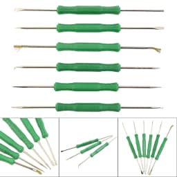 6pcs PCB Desoldering Aid Tool Kit Soldering Assist Tool PCB Cleaning Repair Tool Circuit Board Welding Auxiliary Tool
