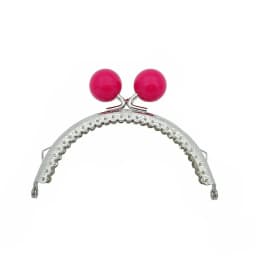 8.5/10.5cm Candy Color Beads Silver Metal Purse Frame Handle for Clutch Bag Handbag Accessories Making Kiss Clasp Lock