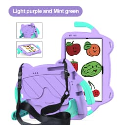 Case For Samsung Galaxy Tab A11 A9 Plus 11 inch X216 A11 A09 A8 10.5 A7 Lite 8.7 S6 S5e 10.5 A7 T500 Kids EVA Handle Stand Cover