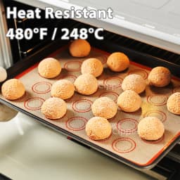 1/2/4pcs Silicone Baking Mats with Brush Spatula Set, Non-Stick Reusable Heat-Resistant, for Oven, Cookies, Macaron, Pastry