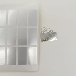 Transfer Printer Matte Silver VOID Label Temper Proof Unremovable Sticker One Time Use Only Leaving Evidence Seal
