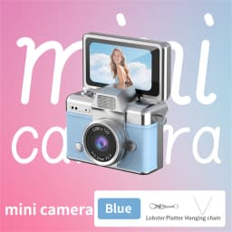 1080P Thumb Mini Camera Keychain Digital Camera Retro Camera HD Photo Travel Outdoor With Screen Support Memory Card for Kids