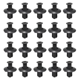 8mm Plastic Rivets Fasteners Screw Car Bumper Fender Black Rivet Car Fastener Clips for Toyota Focus Kia Nissan Yamaha