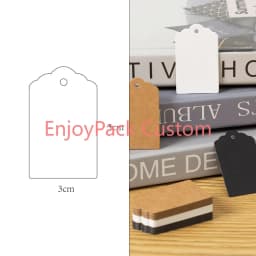 100Pieces Customize Personalize Logo Print Paper Jewelry Thank You Necklace Earring Holder Cards Packing Display Stand Wholesale