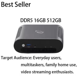 SZBOX FEVM FA880 Ryzen 7 8845HS MINI PC Laptop Windows 11 Pro DDR5 NVMe SSD WIFI6 BT5.2 2*USB 4.0 Desktop Gaming laptop Computer