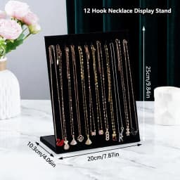 Flannel Necklace Pendant Display Stand Earring Display Board Women Jewelry Rack Bracelet Storage Holder Dangler Eardrop Shelf