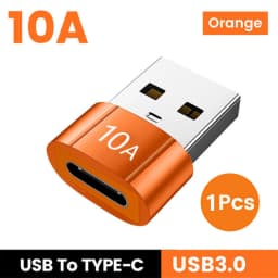 USB 3.0 Type-C Data Adapter Type C 10A OTG USB C Male To USB Female Converter For Macbook Laptop Xiaomi Samsung OTG Connector