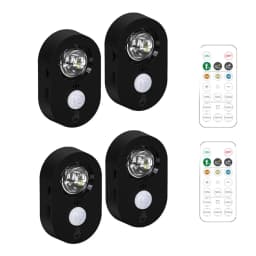 USB Human Body Sensor Led Lamp 3000K-6000K Rechargeable Lights Remote Control For Kitchen Cabinet Wardrobe Bedroom Decoration
