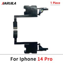 NEW Replacement Parts For iPhone 12 13 Pro Max 12 13 mini 14 Plus Earpiece Speaker with Proximity Sensor No facial ID Flex Cable