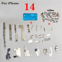 1set Full Inside Small Metal Parts Shield Plate Set Kit Holder Bracket For iPhone 6s 7 8 XS XR XS 11 12 13 14 15 16 Pro Max Plus