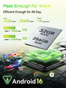 Rugged Smartphone Android 16 Cubot KingKong Dura, Up to 32GB RAM +256GB ROM, 6.88-Inch 120Hz Screen, IP68&IP69&MIL-STD-810H, NFC